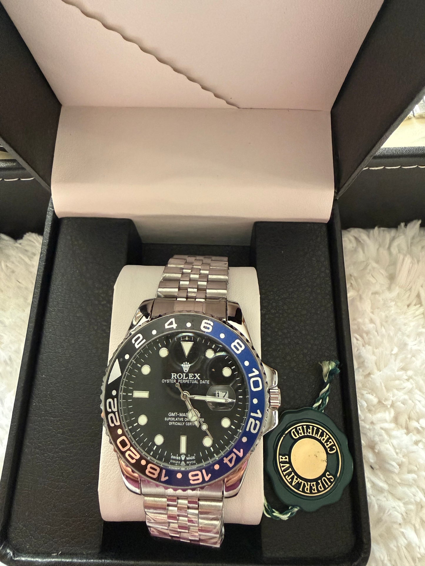 RolexxGMT-Master II "Batgirl" Esfera negra