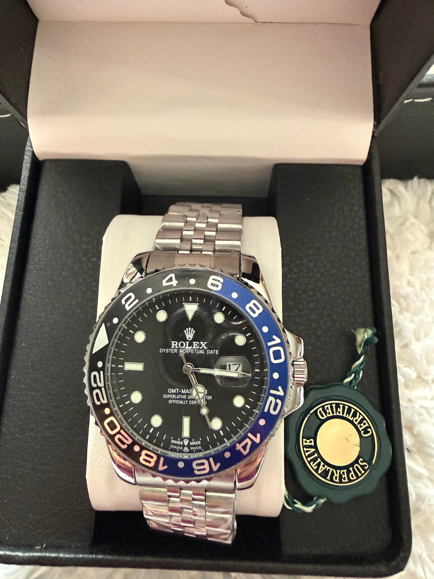 RolexxGMT-Master II "Batgirl" Esfera negra